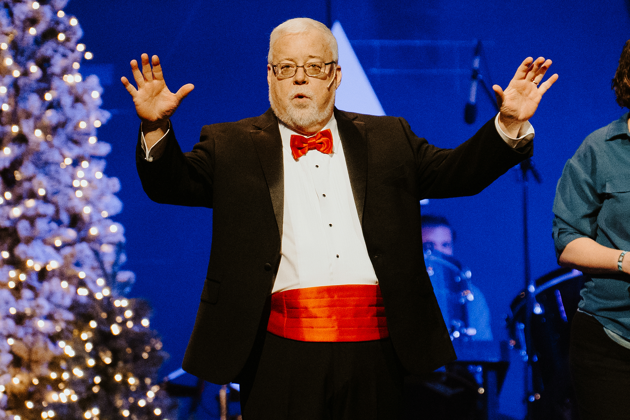 Pastor at Tomoka Christmas Service